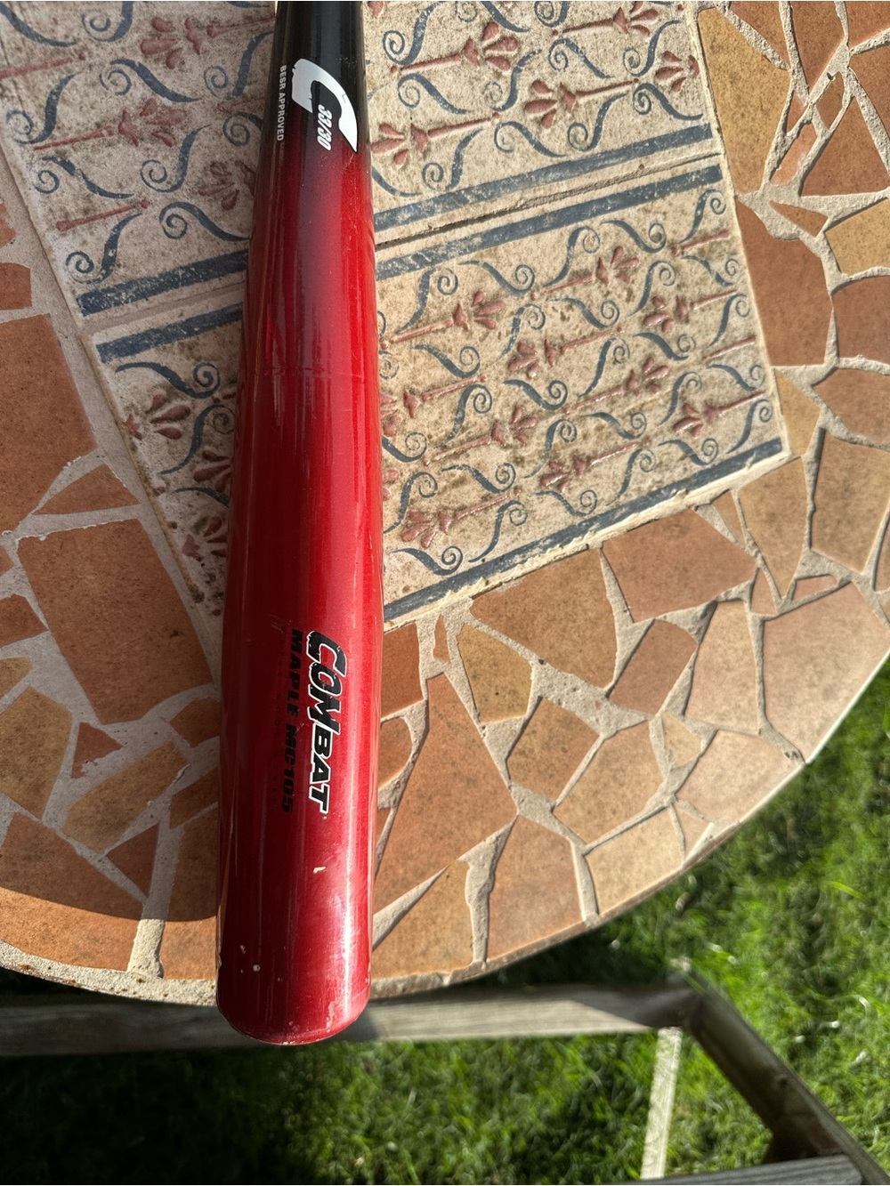 Combat MC105 Red/Black Baseball Bat